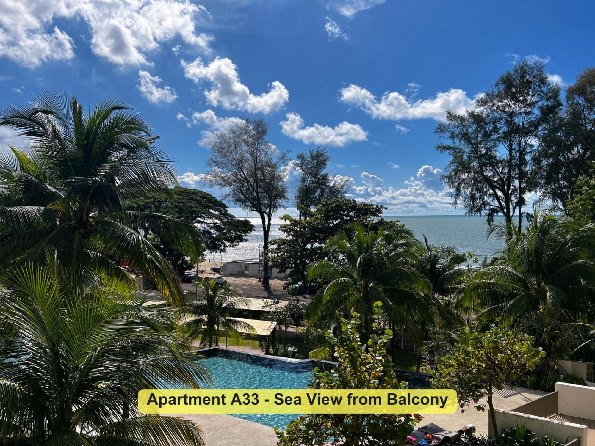 Appartamento By The Sea- Pool And Sea View Batu Ferringhi Esterno foto