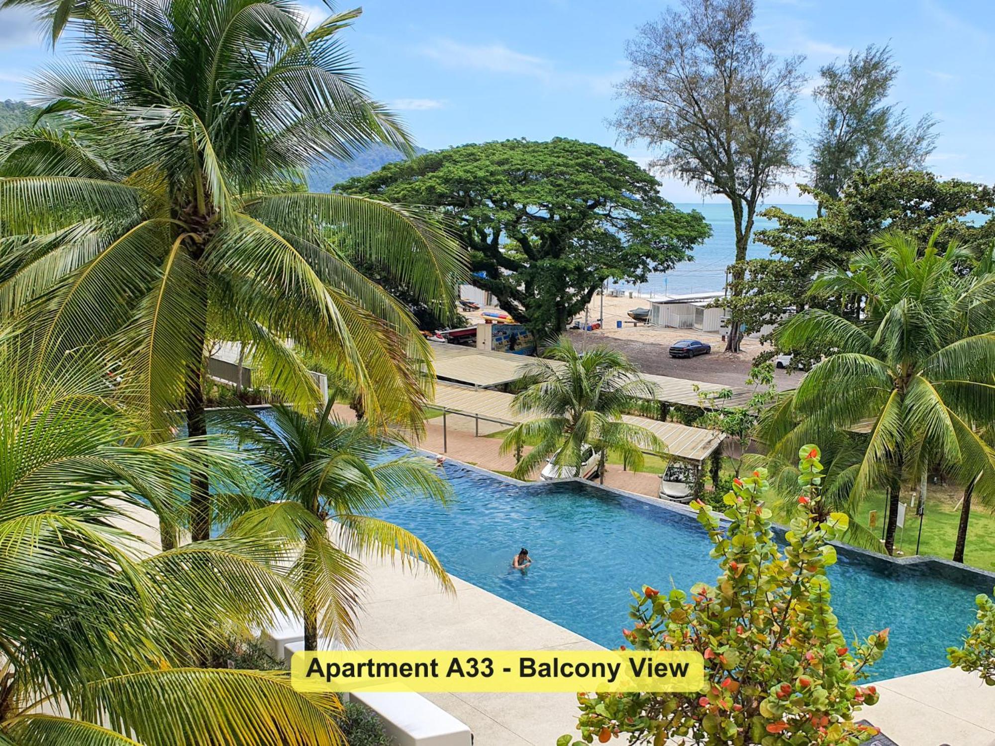 Appartamento By The Sea- Pool And Sea View Batu Ferringhi Esterno foto
